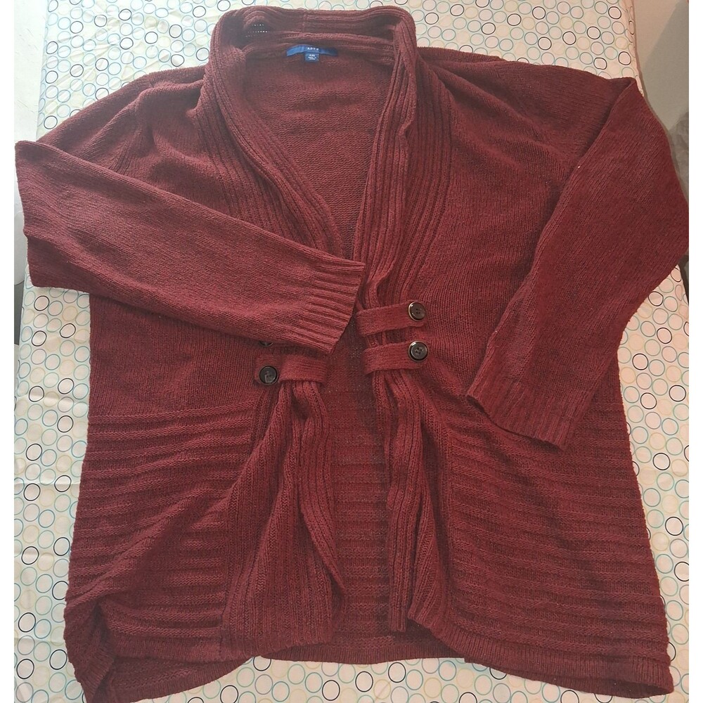 Apt. 9 Women's XXL Long Sleeve Wool Blend Cardigan Sweater